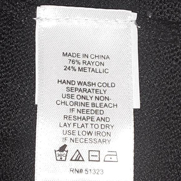 1. State Metallic V-Neck Sweater w/ Ribbed… - Picture 6 of 8